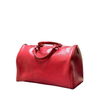 Louis Vuitton Red Speedy 35 Bag