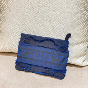 Christian Dior Blue Pouch