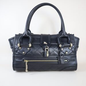 Burberry Black Manor Tote Bag