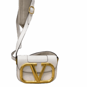 Valentino Off White Super V Crossbody Bag