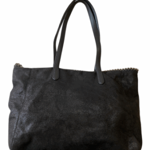 Stella Mccartney Black Shaggy Deer Falabella East West Shopper Tote Chere Bag