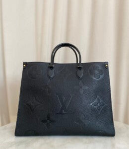 Louis Vuitton Black Monogram Empreinte Onthego GM Tote Bag