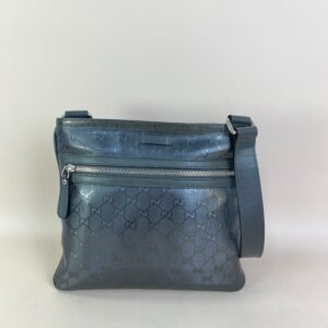 Gucci Gray GG Messenger Bag