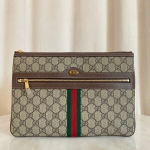 Gucci Ophidia GG Supreme Large Clutch