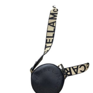 Stella Mccartney Black Round Crossbody Bag