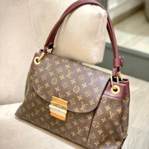 Louis Vuitton Burgundy Monogram Olympe MM Bag