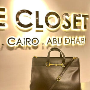 Gucci Black Horsebit Top Handle Bag