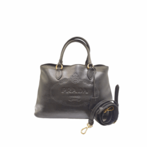 Prada Black Milano Small Tote Bag