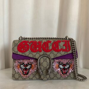 Gucci Bicolor GG Dionysus Small Shoulder Bag