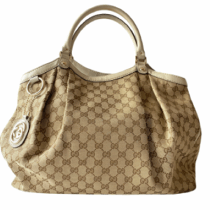 Gucci Bicolor GG Sukey Large Shoulder Bag