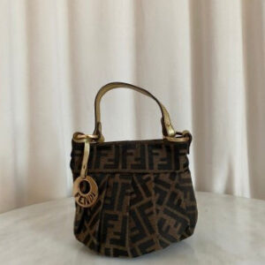 Fendi Bicolor Zucca FF Mini Chef Bag