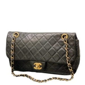 Chanel Black Single Flap Medium Bag