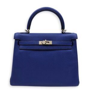 Kelly 25 Blue Electric in Togo, Palladium hardware