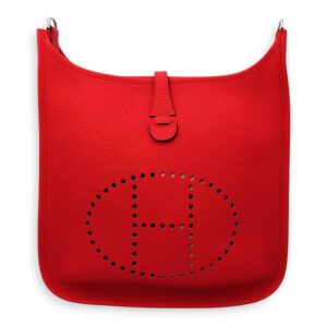 Evelyne III 29 Rouge Tomate in Clemence, Palladium hardware