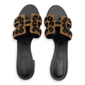 Oasis 38 Brun Fume/Noir Sandals