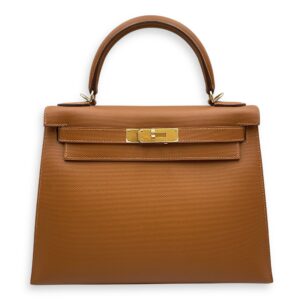 Sellier Kelly 28 Cigare in Veau Grain d'H, Permabrass hardware