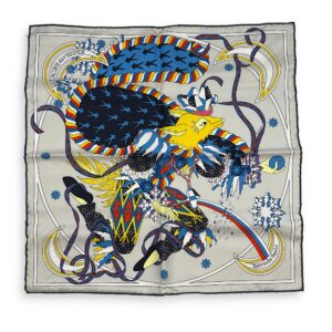 Le Sacre de I'Hiver 45 Bleu/Gris Scarf