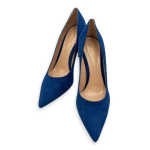 Suede 37.5 Royal Blue Pumps