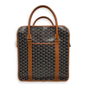 Goyardine Bourgogne Brown Tote Bag in Canvas, Silver hardware