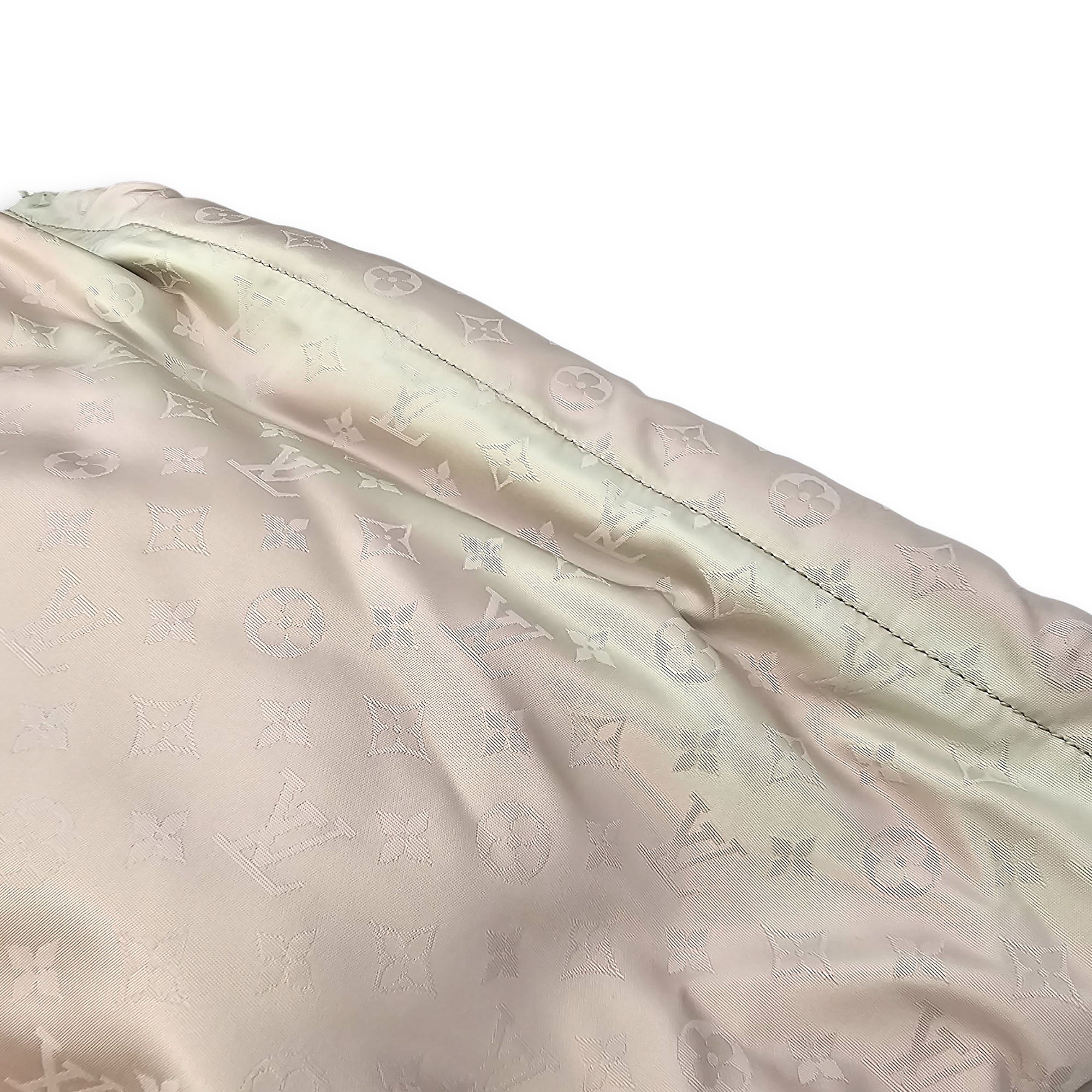 Jelly Shopping Bag MM Grey Top Handle Bag in Metallic Calf - Image 5