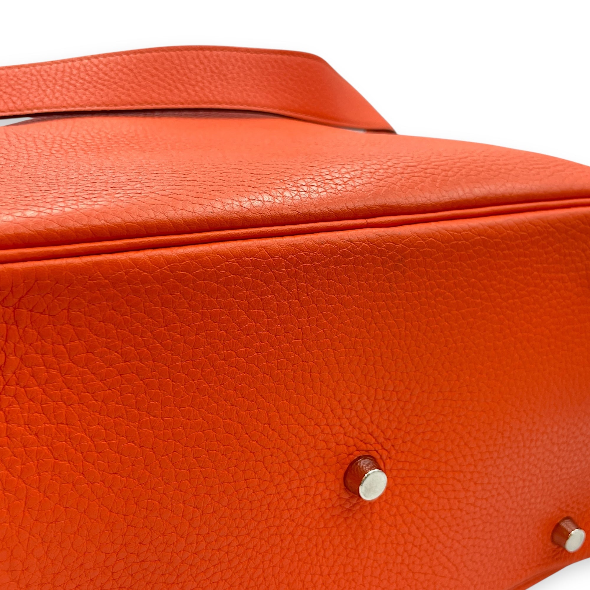 Lindy Verso 30 Orange Poppy/Bordeaux in Clemence, Palladium hardware - Image 10