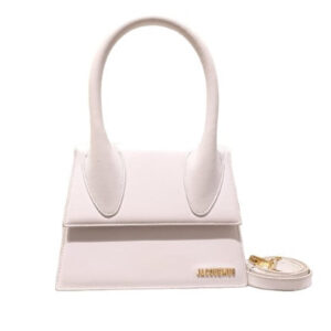 Jacquemus White Top Handle Bag