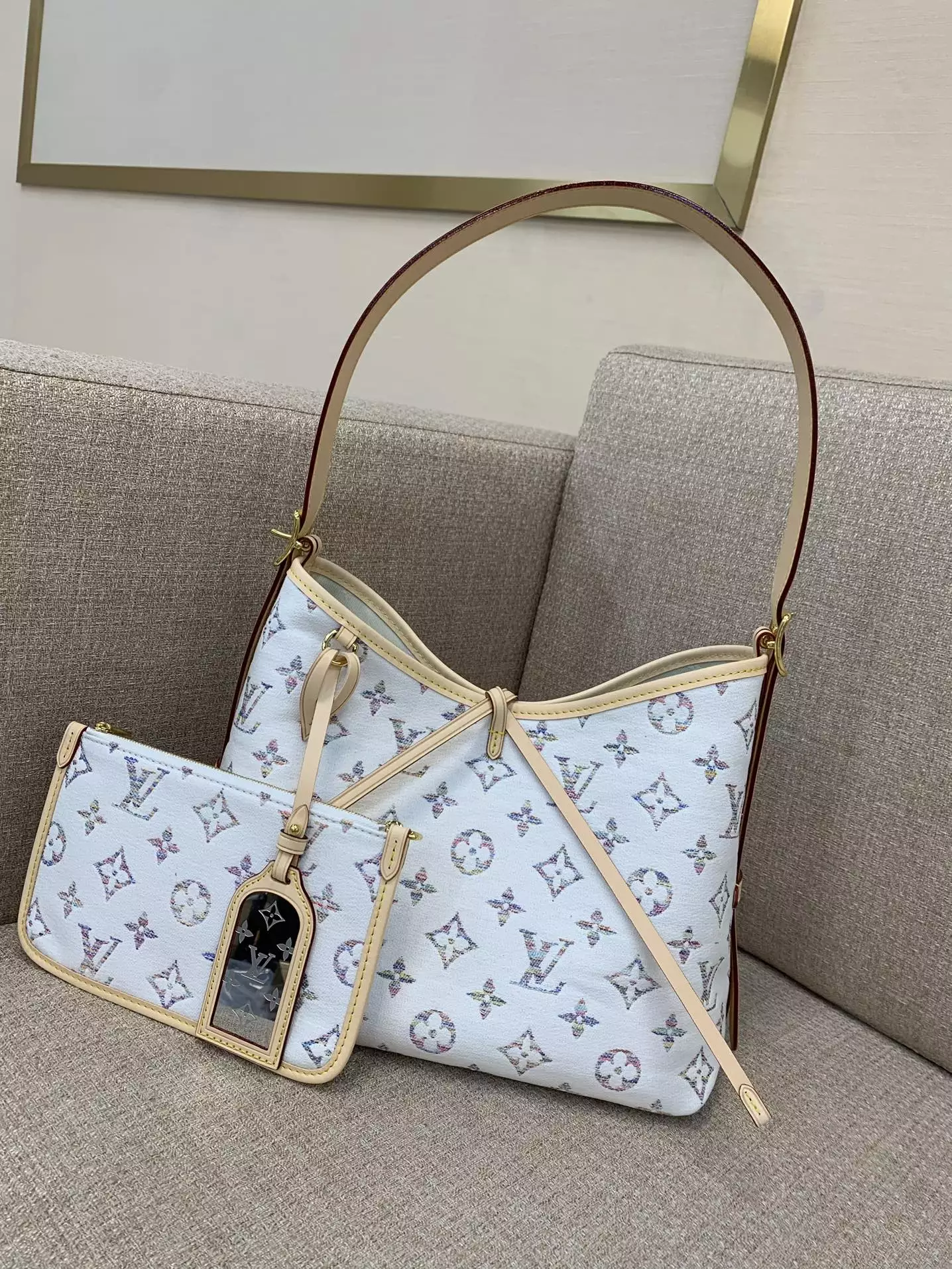 CarryAll PM Multicolor Beige Monogram Other - Repbags.ru - Image 3