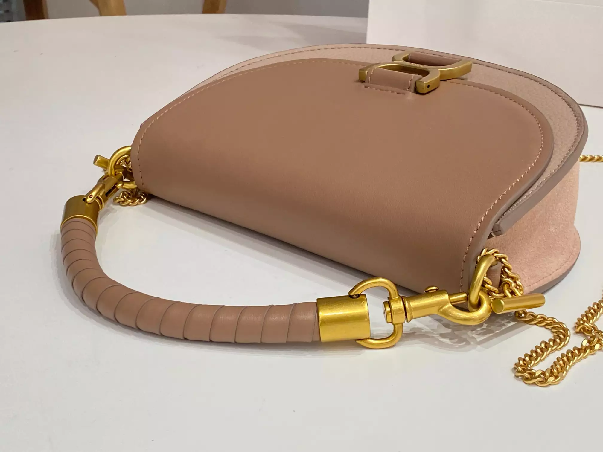 Chloé Marcie Chain Flap Bag in Woodrose - Repbags.ru - Image 7