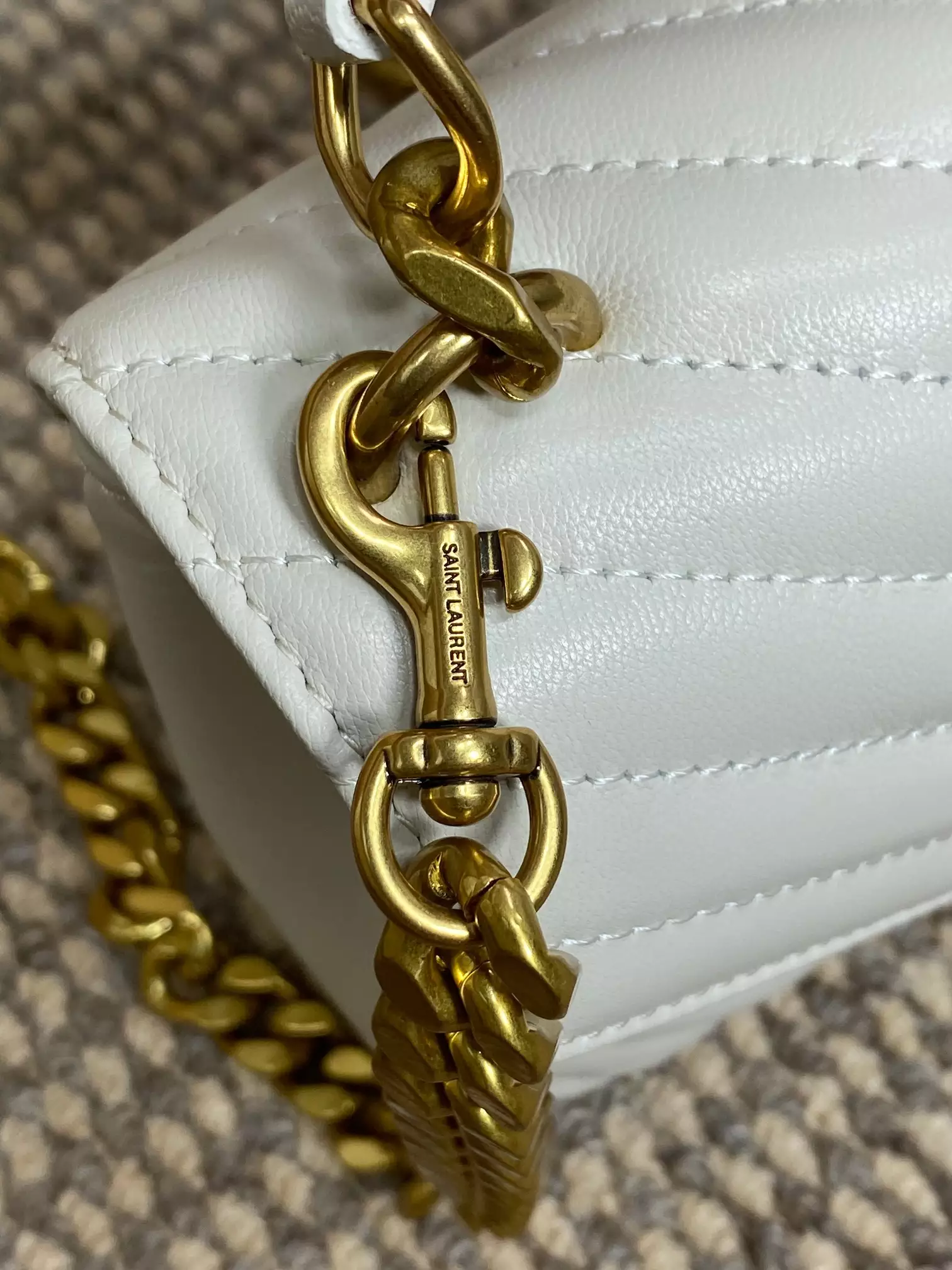 College Medium in Quilted Leather - Repbags.ru - Image 6