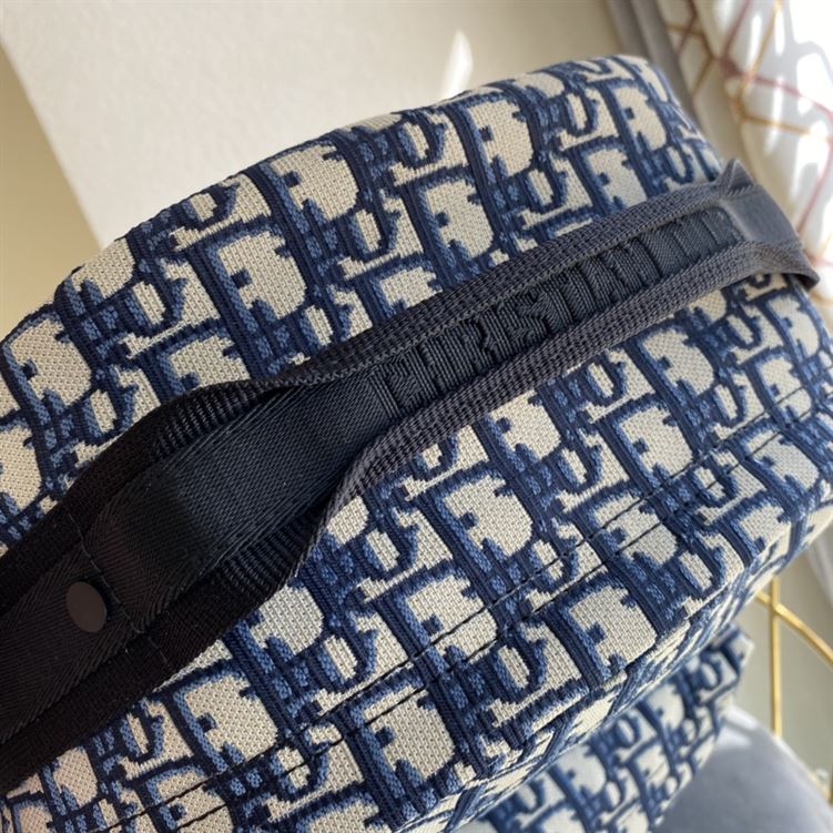 DiorTravel backpack Blue Dior Oblique Jacquard - DB009 - Image 7