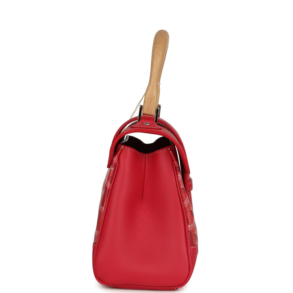 Goyard Goyardine Canvas Fuchsia Soft Saigon Mini Palladium Hardware - Image 4