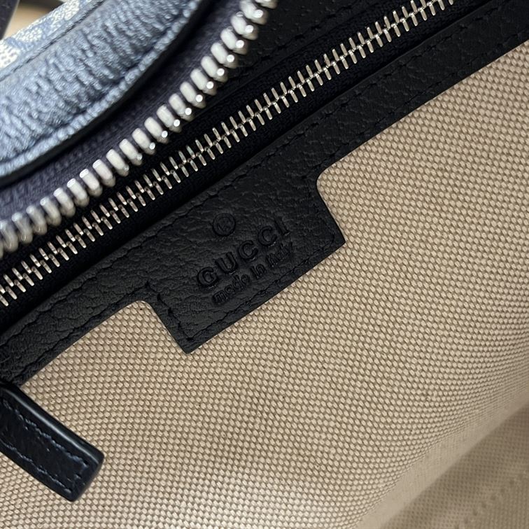 Gucci Attache large shoulder bag Beige and blue canvas - Image 5