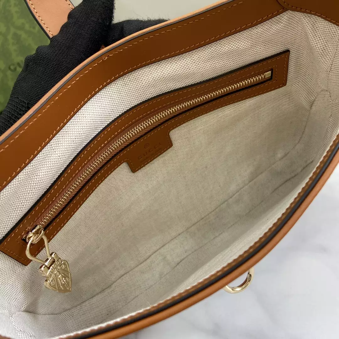 Gucci Jackie Small Shoulder Bag White Canvas - Repbags.ru - Image 10