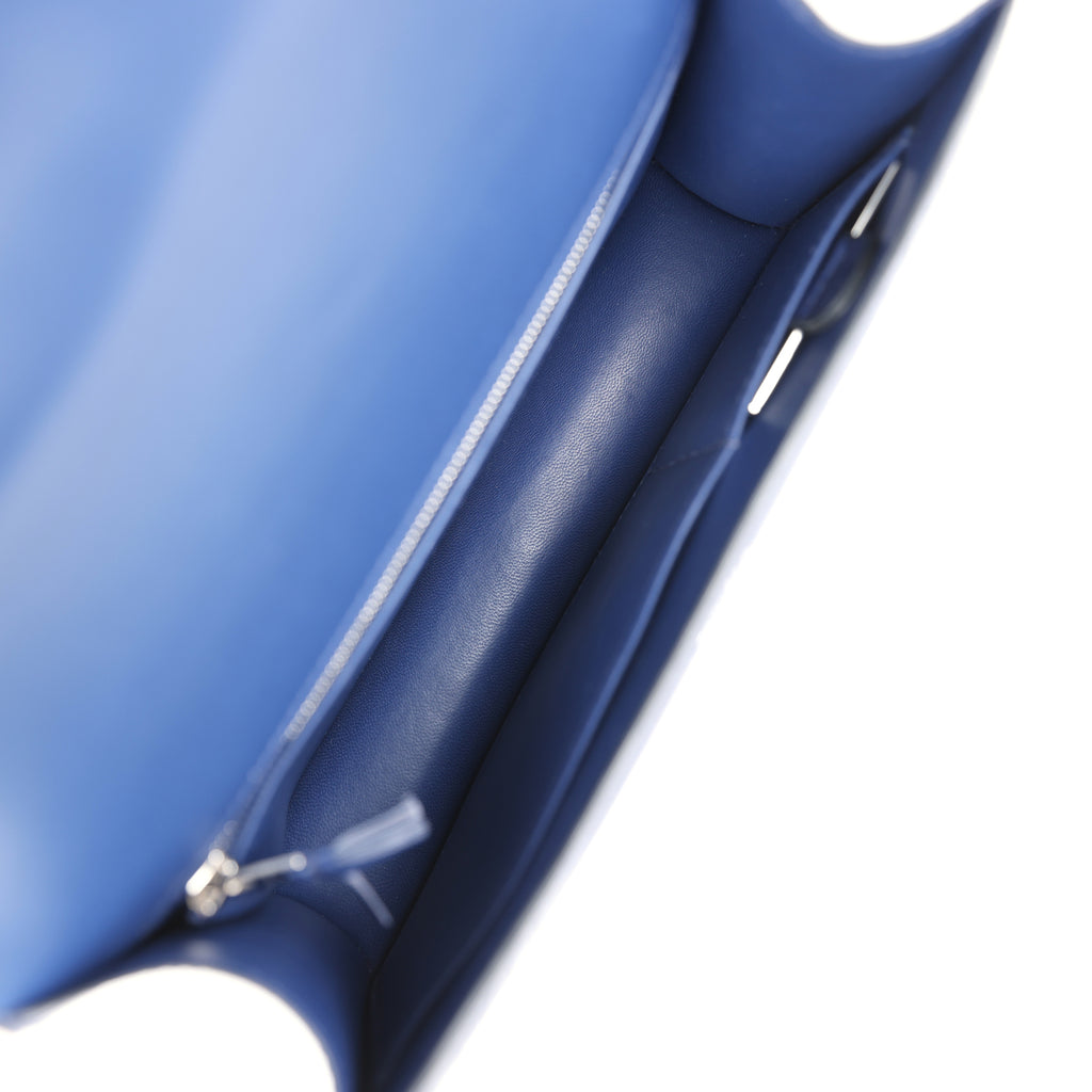 Hermes Constance 1-24 Bleu Saphir Matte Alligator Marquette Palladium Hardware - Image 10