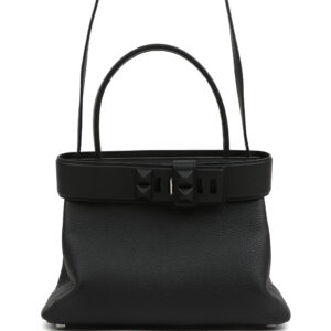 Hermes Medor Bag Black Togo and Swift Palladium Hardware