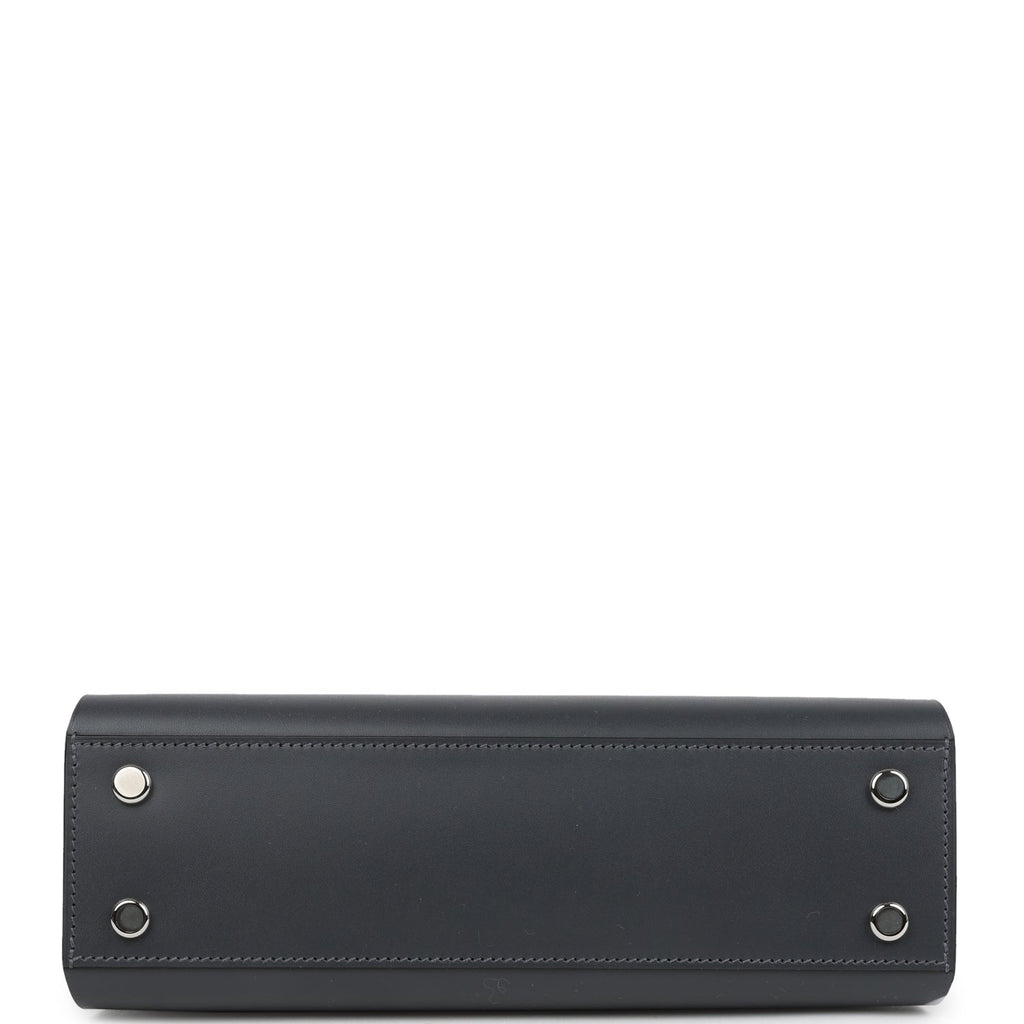 Hermes Tablier Sellier Ardoise Vache Hunter, Swift and Toile Militaire Palladium Hardware - Image 7