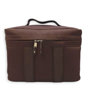 Acapulco Vanity Chocolate in Toile, Palladium hardware