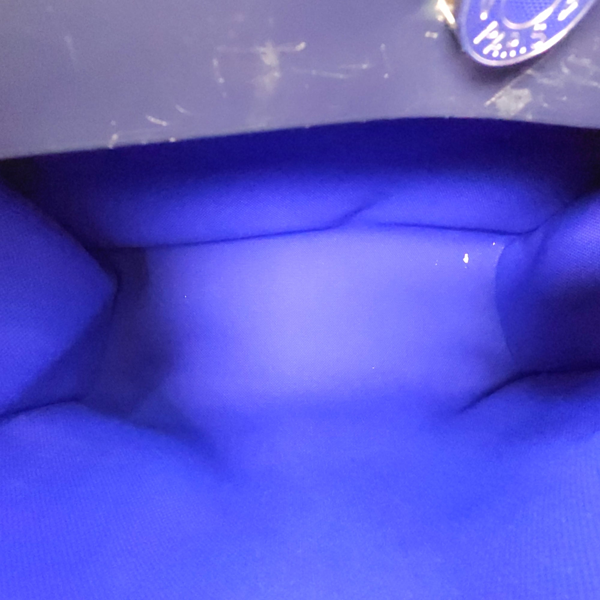 Herbag 31 Blue Electric in Toile, Palladium hardware - Image 8