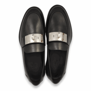 Hot 38 Black Loafers in Calfskin
