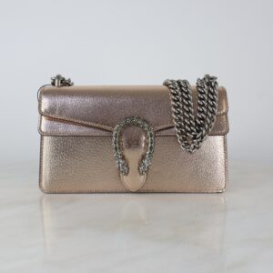 Gucci Pink Gold Small Dionysus Shoulder Bag