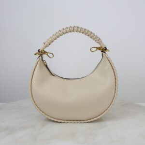 Fendi Beige Fendigraphy Small Hobo Graphy Shoulder Bag