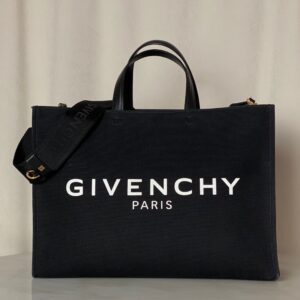 Givenchy Black Medium G Tote Shopping Bag