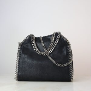 Stella Mccartney Black Falabella Mini Tote Bag