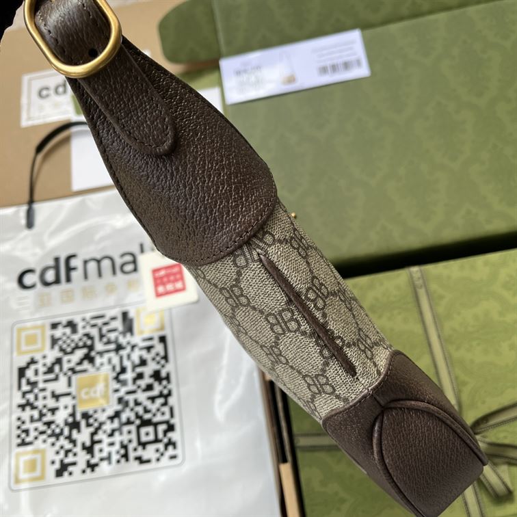 Jackie 1961 small shoulder bag Beige/ebony canvas - GB117 - Image 11