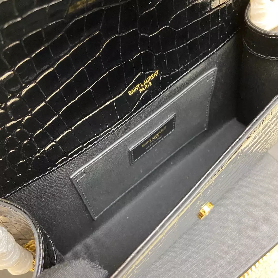 Kate Medium Tassel in Crocodile-Embossed Leather - Repbags.ru - Image 8