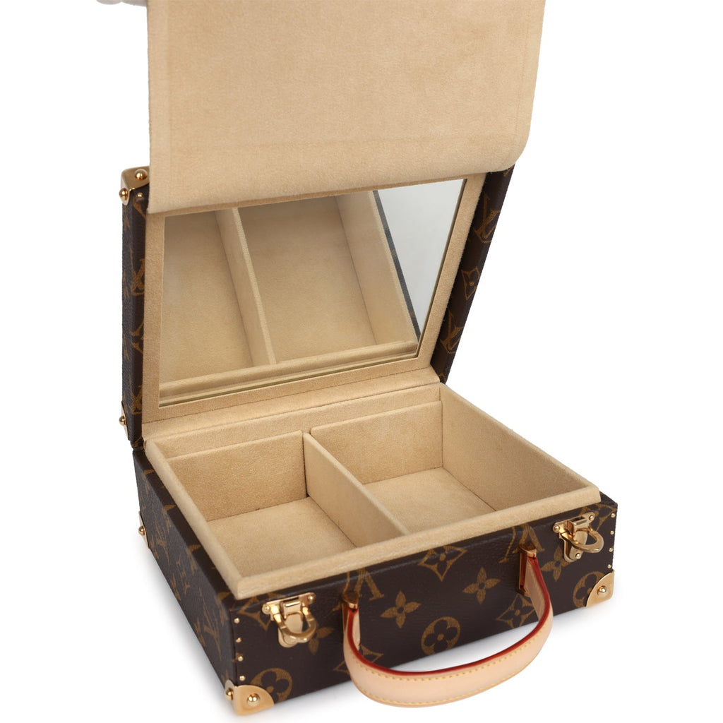 Vintage Louis Vuitton x Takashi Murakami Hands Jewelry Trunk Brown Multi Monogram Hands Brass Hardware - Image 10