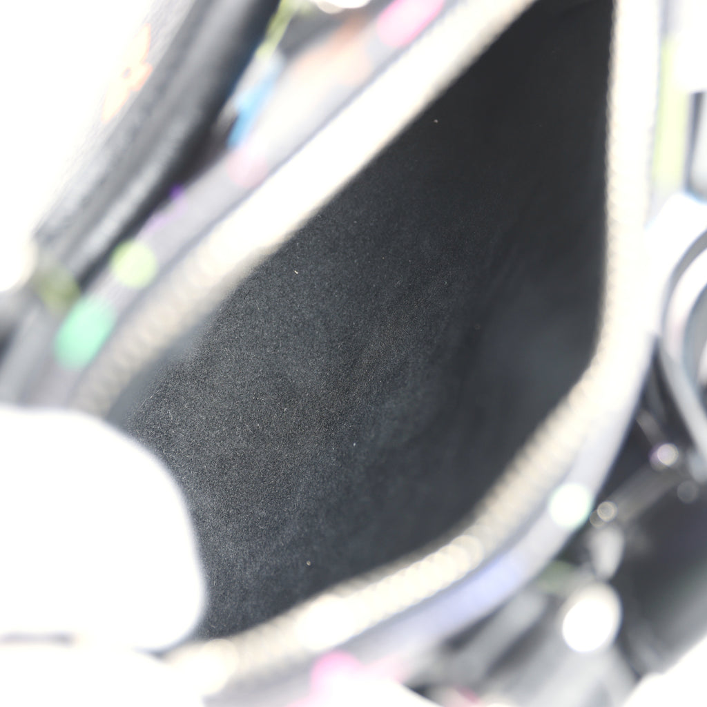 Louis Vuitton X Murakami Nano Speedy Bag Black Multicolor Monogram Gold Hardware - Image 9