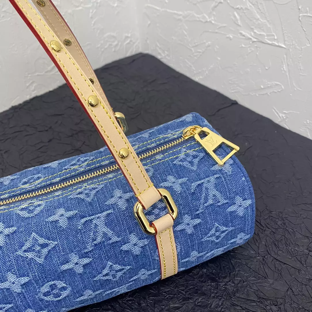 LV Remix Papillon Monogram Denim - Repbags.ru - Image 5