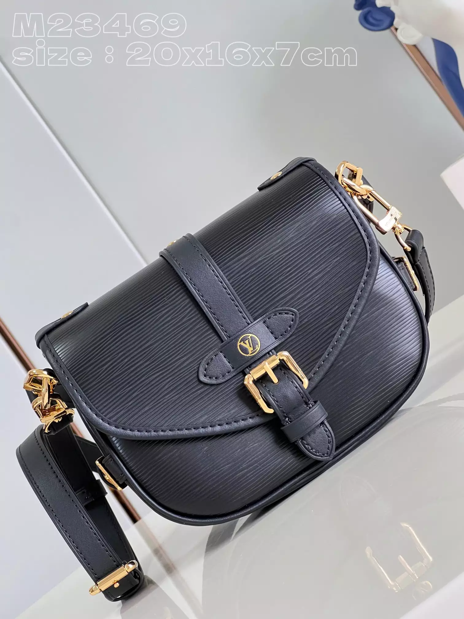 LV Saumur BB Black Leather - Repbags.ru - Image 3