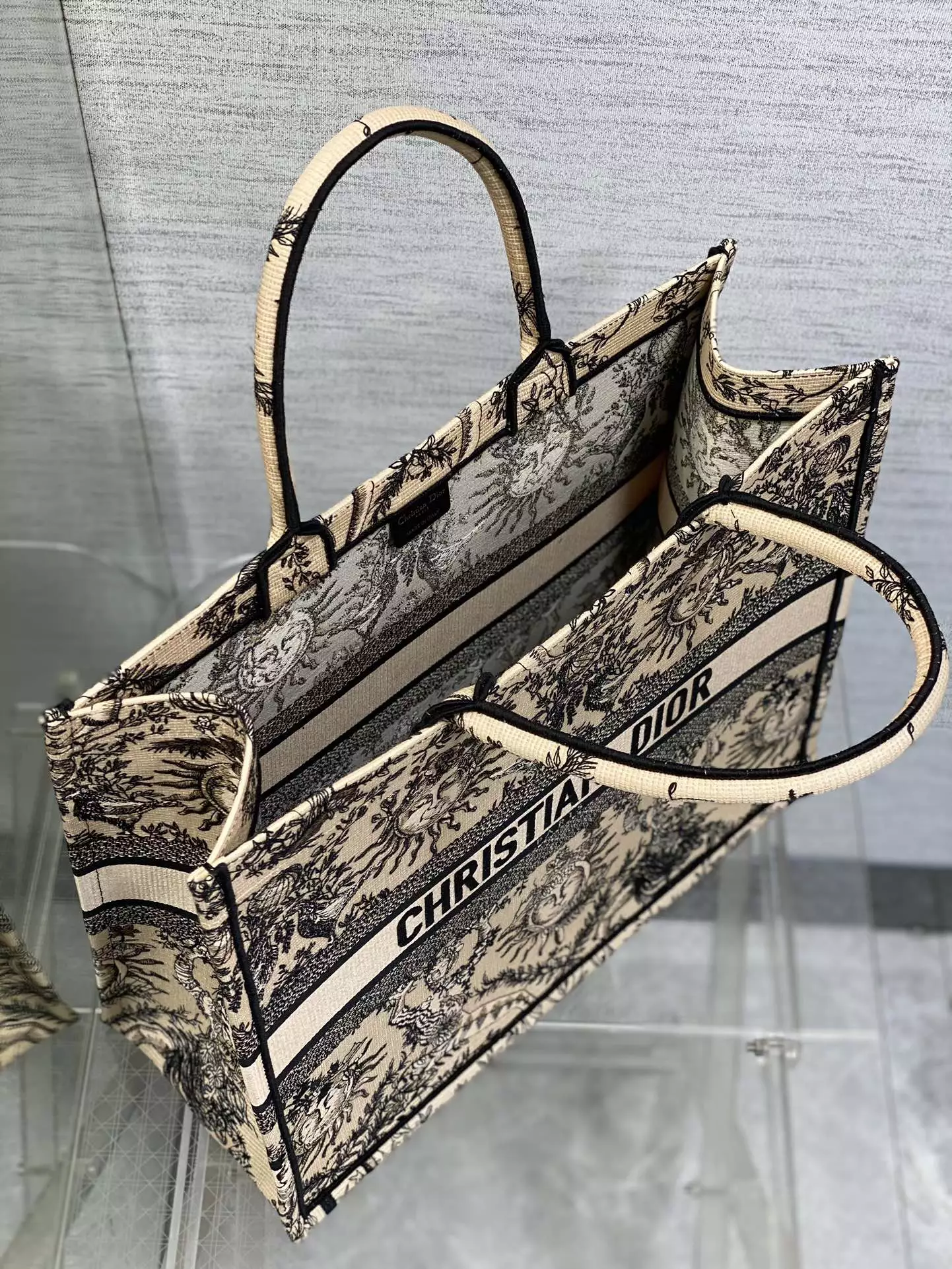 Large Dior Book Tote Toilede JoulSoleil Embroidery - Repbags.ru - Image 9